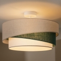 Brilagi - Plafoniera a montaggio superficiale ARROW 1xE27/60W/230V Ø45 cm beige/verde/bianco