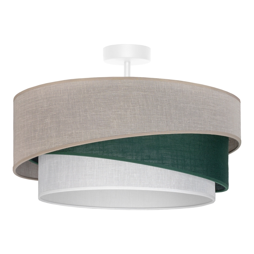 Brilagi - Plafoniera a montaggio superficiale ARROW 1xE27/60W/230V Ø45 cm beige/verde/bianco