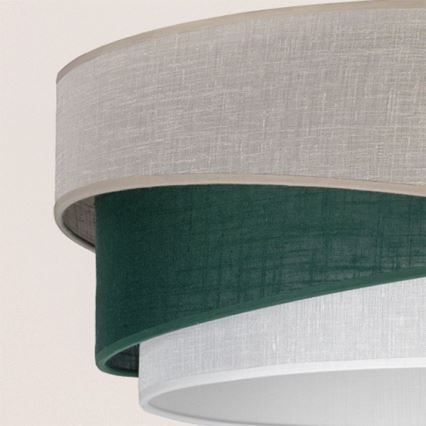 Brilagi - Plafoniera a montaggio superficiale ARROW 1xE27/60W/230V Ø45 cm beige/verde/bianco