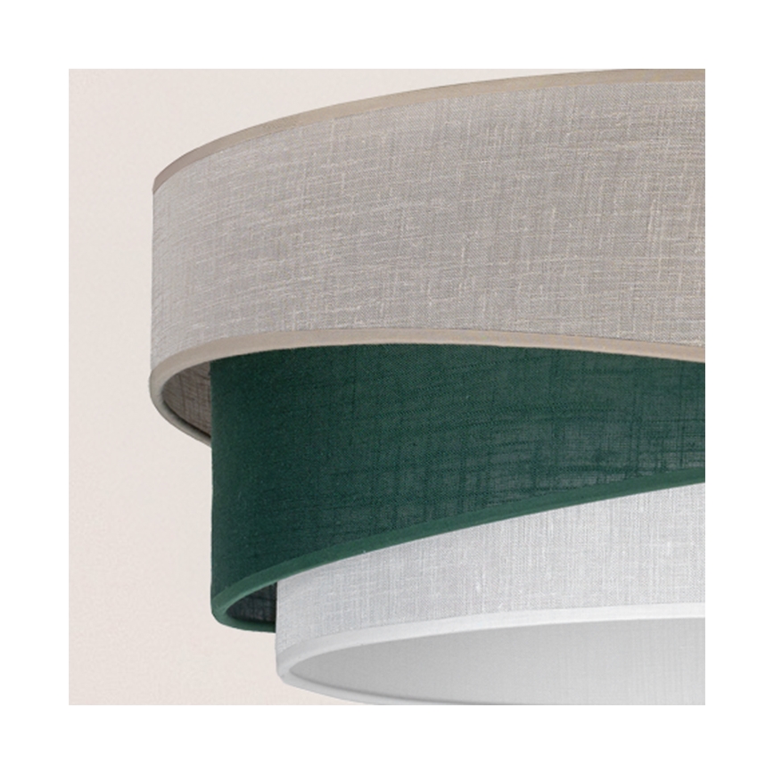 Brilagi - Plafoniera a montaggio superficiale ARROW 1xE27/60W/230V Ø45 cm beige/verde/bianco