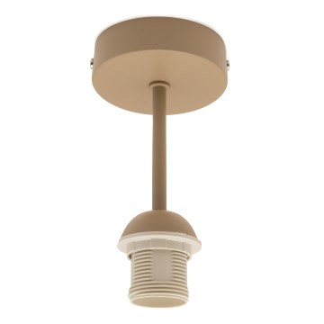 Ricambio paralume piatto in ceramica bianca con bordo bianco per