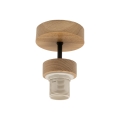 BRILAGI - Plafoniera a montaggio superficiale PARTY 1xE27/60W/230V Ø 10 cm rovere