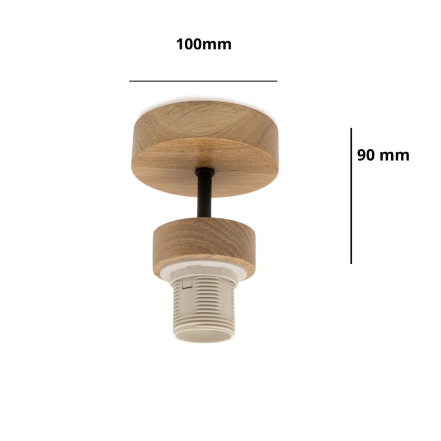 Brilagi - Plafoniera a montaggio superficiale PARTY 1xE27/60W/230V Ø 10 cm rovere