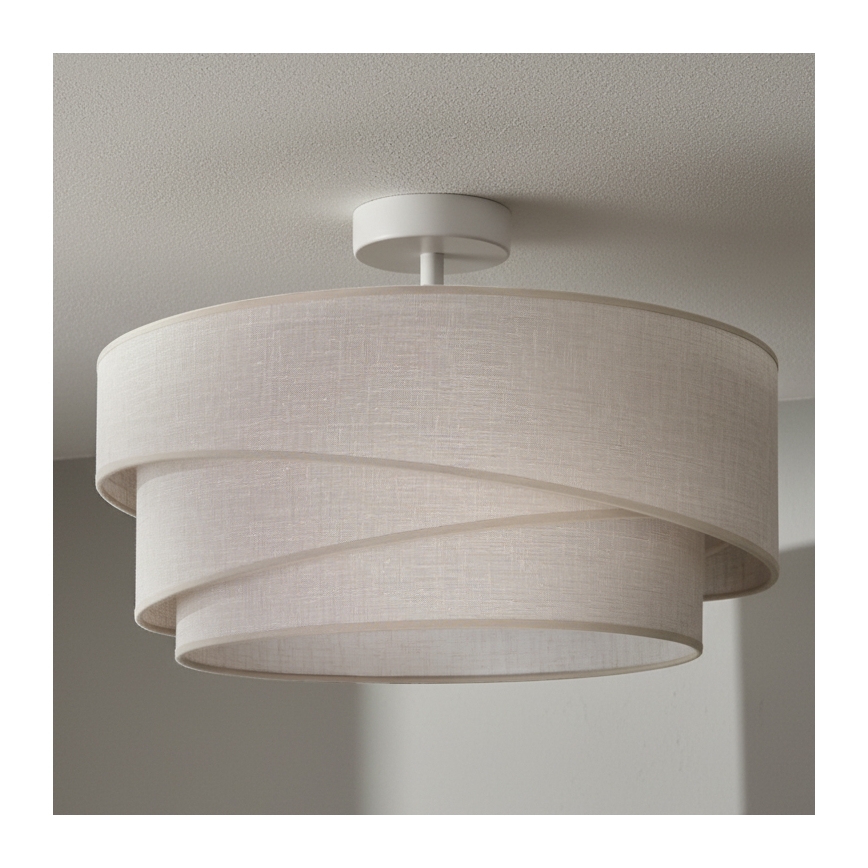 Brilagi - Plafoniera a soffitto ARROW 1xE27/60W/230V Ø 45 cm beige