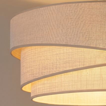 Brilagi - Plafoniera a soffitto ARROW 1xE27/60W/230V Ø 45 cm beige