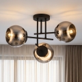 BRILAGI - Plafoniera a soffitto DIOR 3xE27/60W/230V nero/grigio fumé