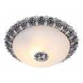 Brilagi - Plafoniera a soffitto FRESCO 2xE27/40W/230V Ø 30 cm, finitura argento