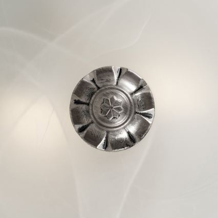 Brilagi - Plafoniera a soffitto FRESCO 2xE27/40W/230V Ø 30 cm, finitura argento
