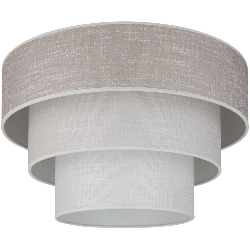 Brilagi - Plafoniera ALASKA LUNETA 1xE27/15W/230V diametro 45 cm grigio/color crema