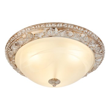 Brilagi - Plafoniera ARIADNA 3xE27/60W/230V oro/color crema/patina