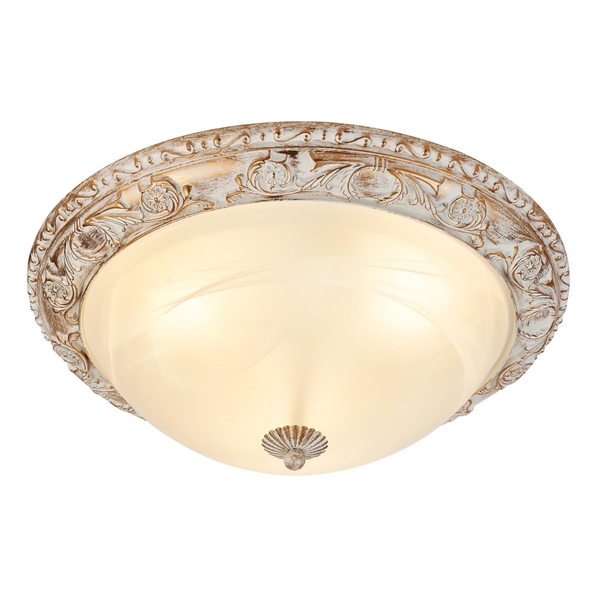 Brilagi - Plafoniera ARIADNA 3xE27/60W/230V oro/color crema/patina