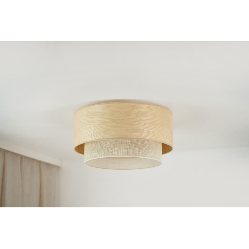 Brilagi - Plafoniera ARIZONA BOHO 1xE27/15W/230V diametro 45 cm beige