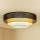 Brilagi - Plafoniera ASPEN LUNETA LED/12W/230V diametro 60 cm 3000K/4000K/6400K nero/beige/color crema