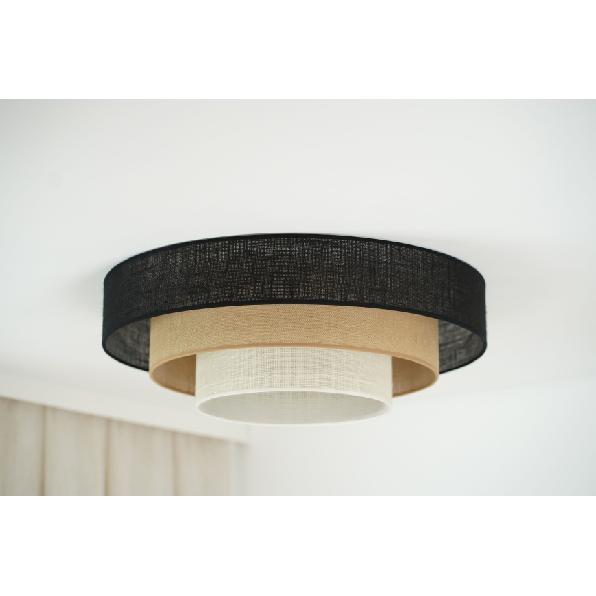 Brilagi - Plafoniera ASPEN LUNETA LED/12W/230V diametro 60 cm 3000K/4000K/6400K nero/beige/color crema