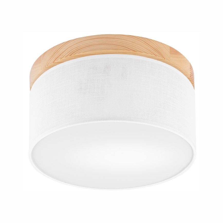 Brilagi - Plafoniera BELLADONNA 1xE27/15W/230V bianco/pino