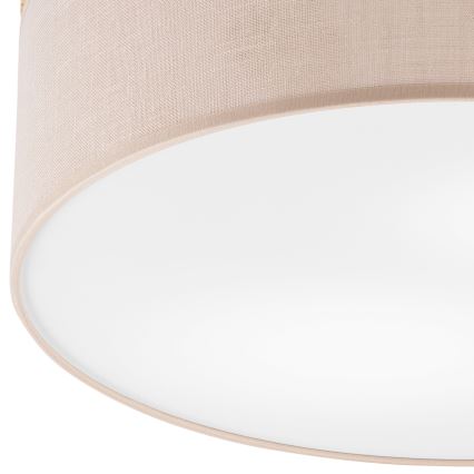 Brilagi - Plafoniera BELLADONNA 2xE27/15W/230V beige/pino