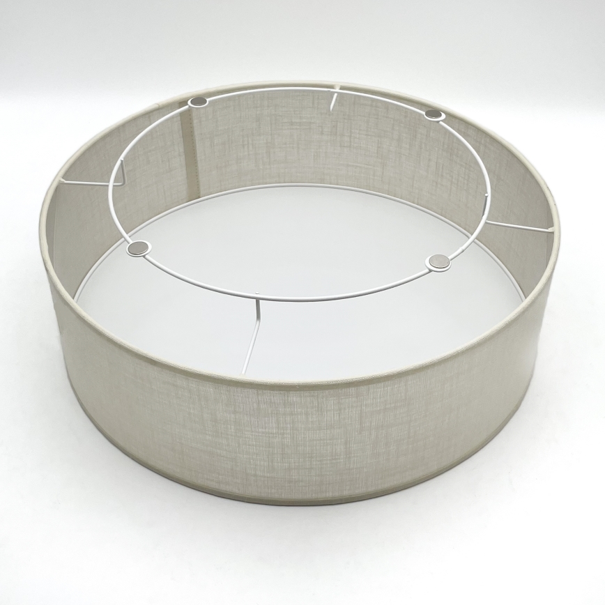 Brilagi - Plafoniera BELLADONNA 2xE27/15W/230V diametro 40 cm color crema/quercia