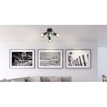 Brilagi - Plafoniera CAGE 3xE14/40W/230V