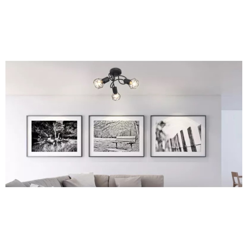 Brilagi - Plafoniera CAGE 3xE14/40W/230V