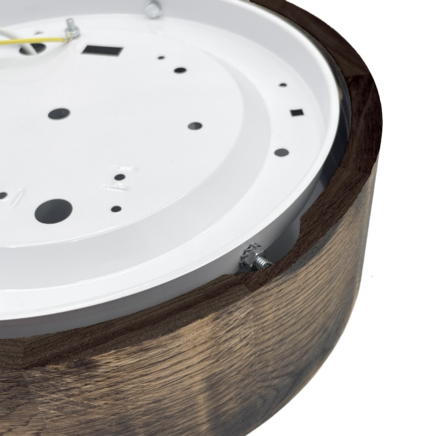 Brilagi - Plafoniera CARVALHO SMOKEY 1xE27/60W/230V rovere Ø 27,5 cm