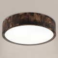 Brilagi - Plafoniera CARVALHO SMOKEY 2xE27/60W/230V rovere Ø 37,5 cm