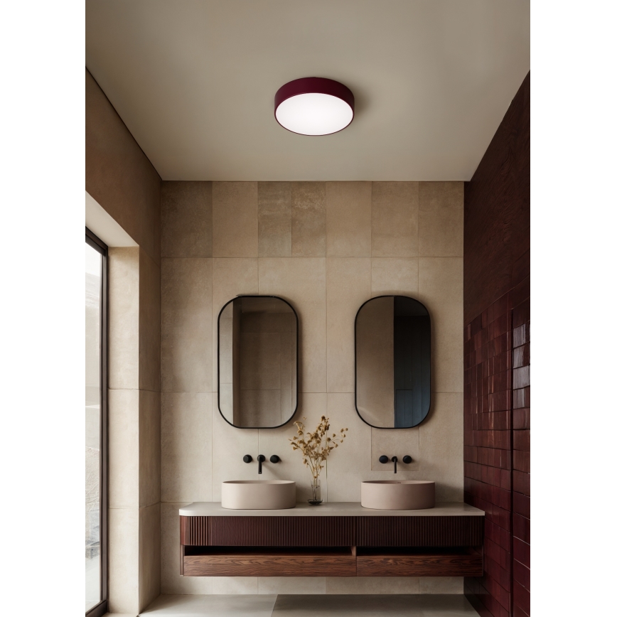 Brilagi - Plafoniera CLARE 2xE27/24W/230V Ø 30 cm bordeaux