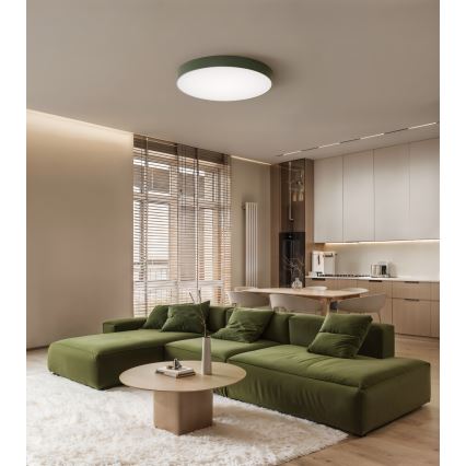 Brilagi - Plafoniera CLARE 4xE27/24W/230V Ø 50 cm kaki