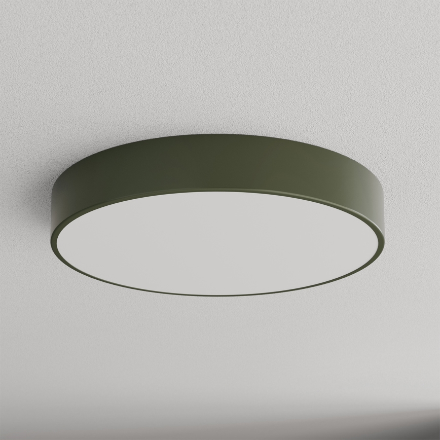 Brilagi - Plafoniera CLARE 4xE27/24W/230V Ø 50 cm kaki