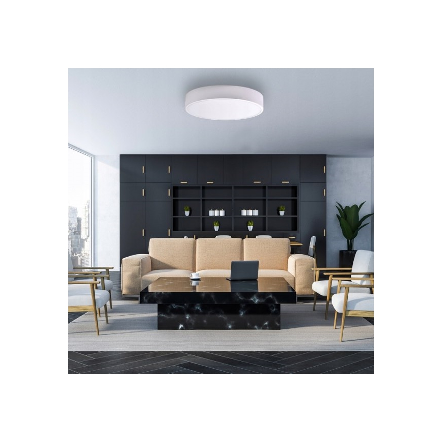 Brilagi - Plafoniera CLARE 6xE27/40W/230V diametro 80 cm bianco