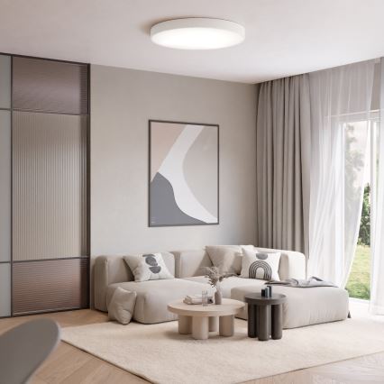 Brilagi - Plafoniera CLARE 6xE27/40W/230V diametro 80 cm bianco