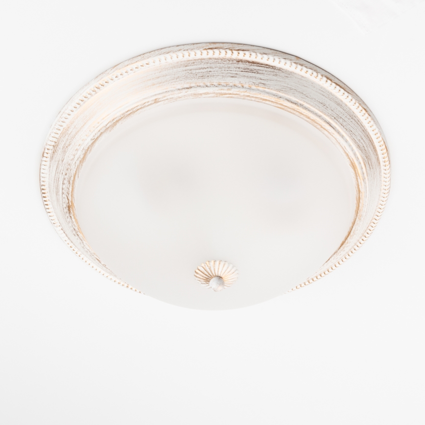 Brilagi - Plafoniera CLASSIC 3xE27/60W/230V color crema/patina