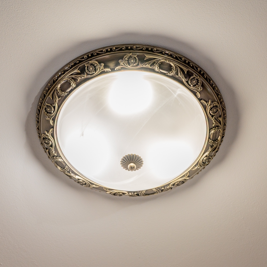 BRILAGI - Plafoniera CLASSIC 3xE27/60W/230V ottone