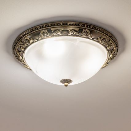 BRILAGI - Plafoniera CLASSIC 3xE27/60W/230V ottone