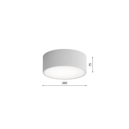 Brilagi - Plafoniera con sensore CLARE 1xE27/40W/230V diametro 20 cm grigio