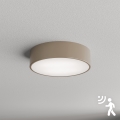 Brilagi - Plafoniera con sensore CLARE 2xE27/40W/230V diametro 30 cm beige