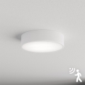 Brilagi - Plafoniera con sensore CLARE 2xE27/40W/230V diametro 30 cm bianco