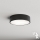 Brilagi - Plafoniera con sensore CLARE 2xE27/40W/230V diametro 30 cm nero