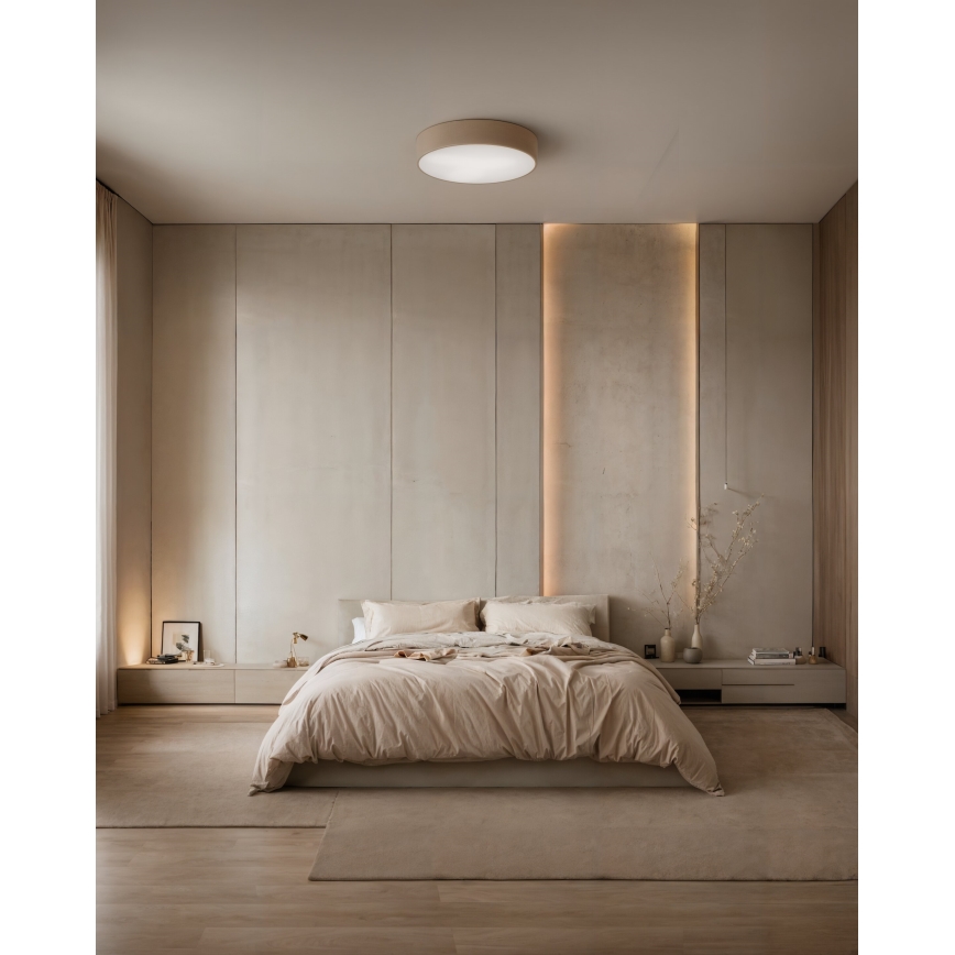 Brilagi - Plafoniera con sensore CLARE 3xE27/24W/230V diametro 40 cm beige