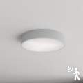 Brilagi - Plafoniera con sensore CLARE 3xE27/40W/230V diametro 40 cm grigio