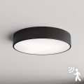 Brilagi - Plafoniera con sensore CLARE 3xE27/40W/230V diametro 40 cm nero