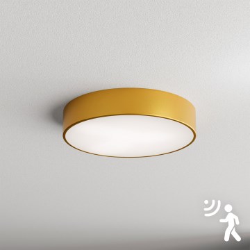 Brilagi - Plafoniera con sensore CLARE 3xE27/40W/230V diametro 40 cm oro