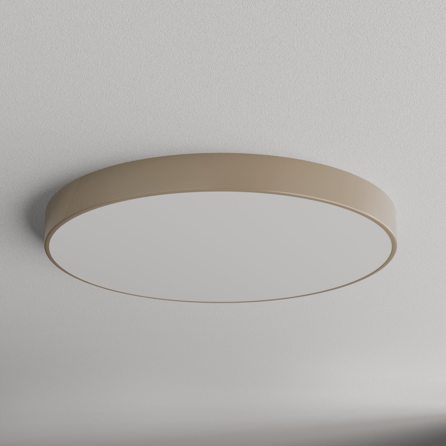 Brilagi - Plafoniera con sensore CLARE 6xE27/24W/230V diametro 80 cm beige