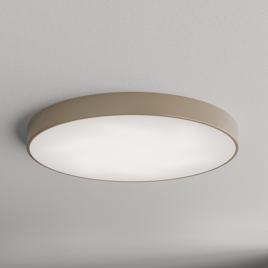 Brilagi - Plafoniera con sensore CLARE 6xE27/24W/230V diametro 80 cm beige