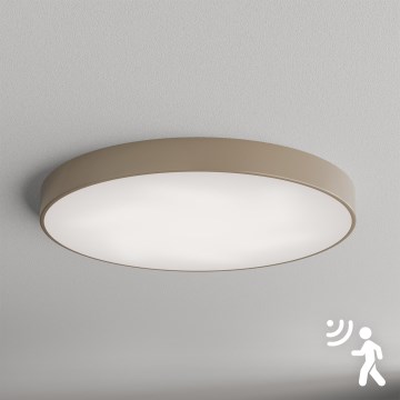 Brilagi - Plafoniera con sensore CLARE 6xE27/40W/230V diametro 80 cm beige