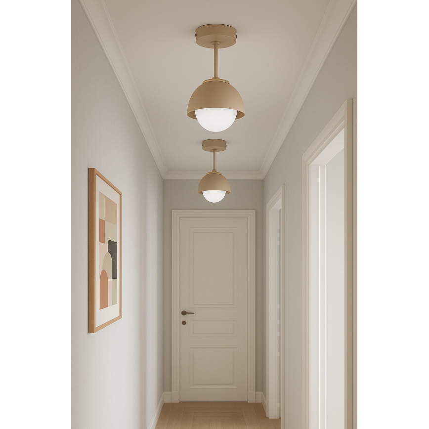 Brilagi - Plafoniera COSMO 1xE27/60W/230V beige/dorata
