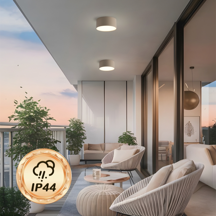 Brilagi - Plafoniera LED per bagno FORIS LED/20W/230V Ø 15 cm beige IP44