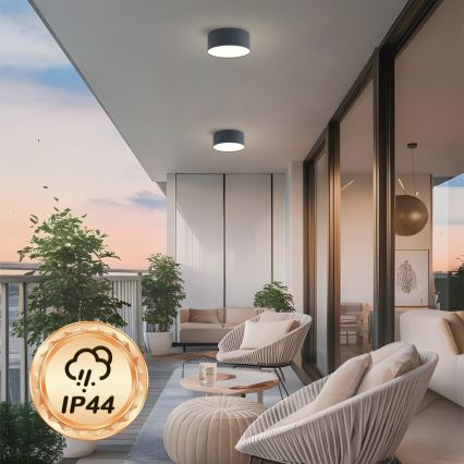 Brilagi - Plafoniera LED per bagno FORIS LED/20W/230V Ø 15 cm antracite IP44