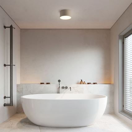 Brilagi - Plafoniera da bagno a LED FORIS LED/9W/230V Ø 9 cm beige IP44 CRI 90