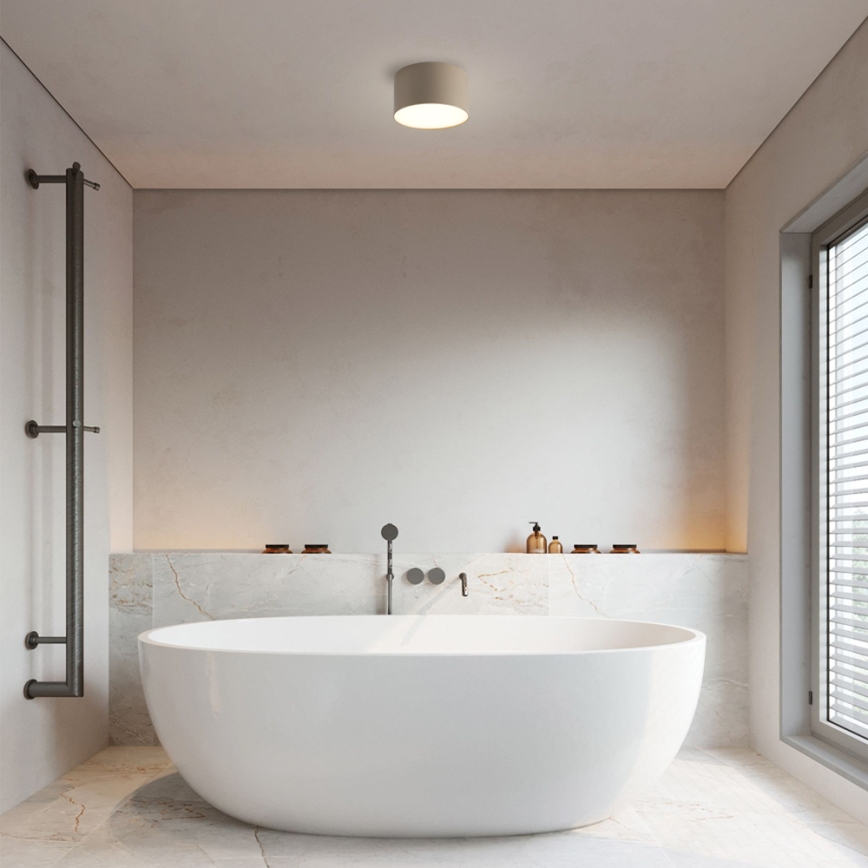 Brilagi - Plafoniera da bagno a LED FORIS LED/9W/230V Ø 9 cm beige IP44 CRI 90