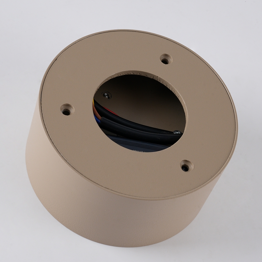 Brilagi - Plafoniera da bagno a LED FORIS LED/9W/230V Ø 9 cm beige IP44 CRI 90